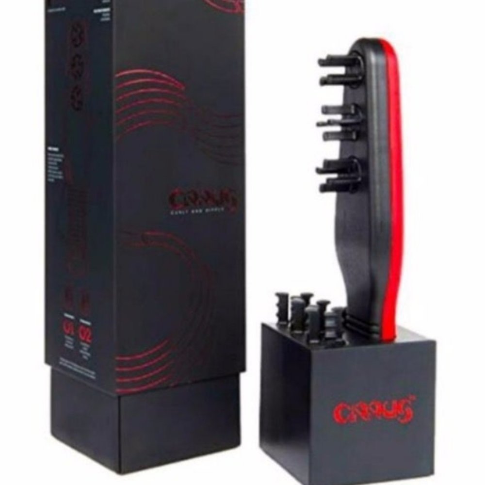 Cirrus Curly Ripply Black/Red Wave Volumizing Styler